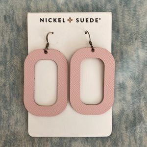 Nickel and Suede Pink Velvet Blochs